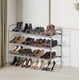 thumbnail image 4 of Organizador de almacenamiento de 3 niveles para zapatos Simple Houseware, gris, 4 of 8