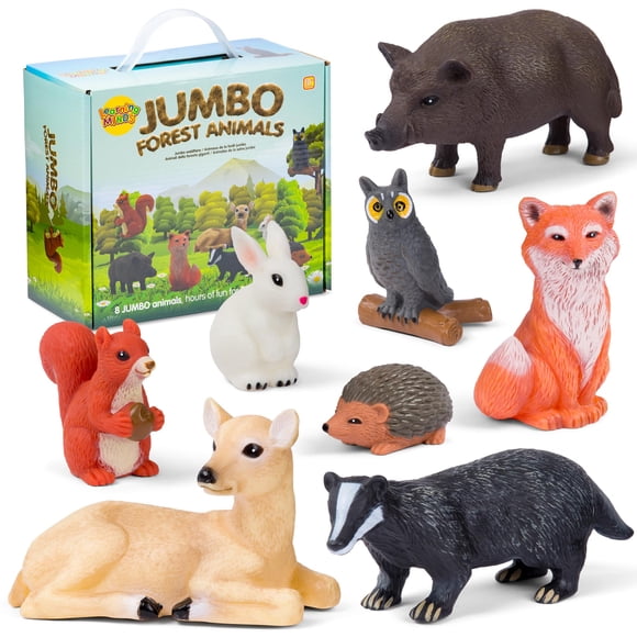 Figuras de animales del bosque Jumbo de Toy Learning Minds de 1 a 3 años