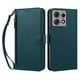 thumbnail image 1 of Funda Tipo Billetera para Motorola Moto Edge 50 pro 5G con Soporte y Bolsillo con Cierre Verde, 1 of 1