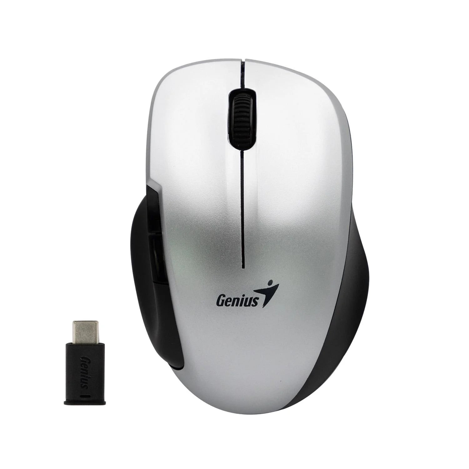 Mouse Ergo 8200s Genius Inalámbrico Tipo-c Silver