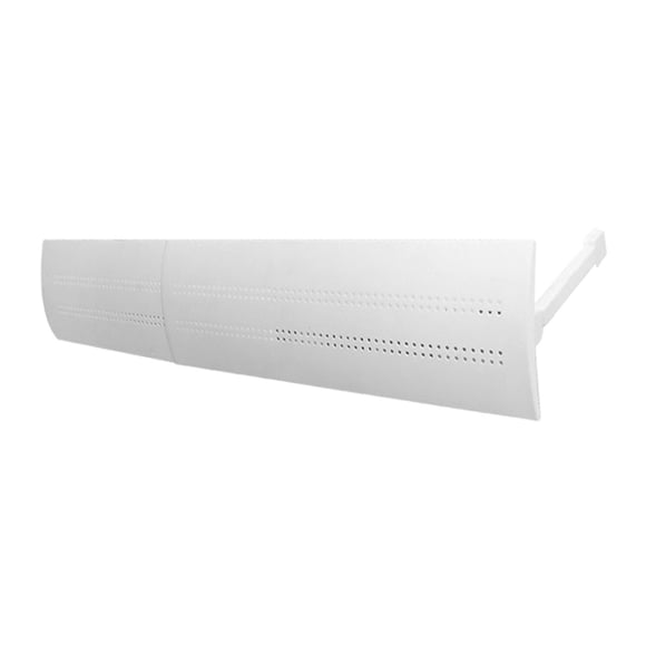 Deflector de aire acondicionado para colgar, aire acondicionado, ángulo de longitud retráctil, salida de viento ajustable, deflector de aire, viento t Hueco del brazo de ajuste