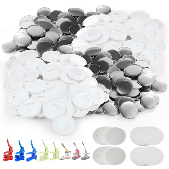 Piezas para botones nice2have, 200 juegos, pinback de 25 mm