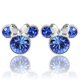 thumbnail image 4 of Pendientes de tuerca con la piedra natal de Minnie Mouse de Disney en septiembre, 4 of 7
