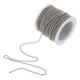 thumbnail image 2 of Collar De Cadena De Cable De Acero Inoxidable Plateado Para Hombres Y Mujeres Manualidades 2 2 Mm, 2 of 5
