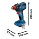 thumbnail image 2 of Llave de Impacto Inalámbrico GDX 18V-200 BT, 2 of 6