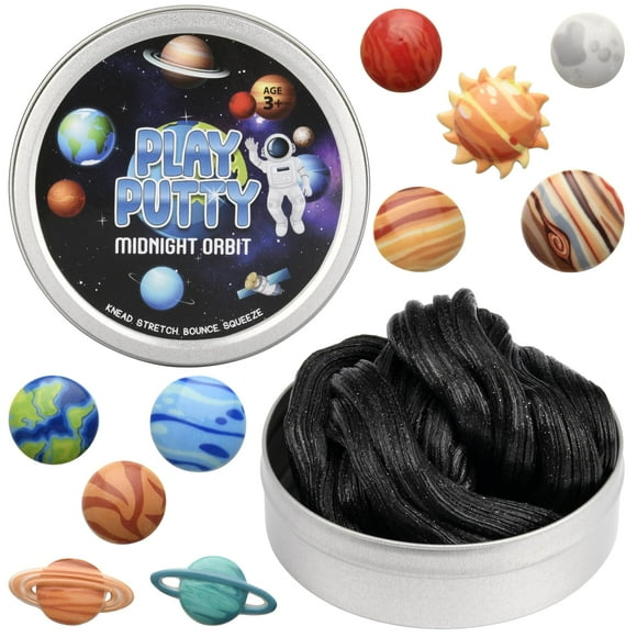 Masilla Therapy Putty Inner-Active Play Putty Midnight Orbit con dijes