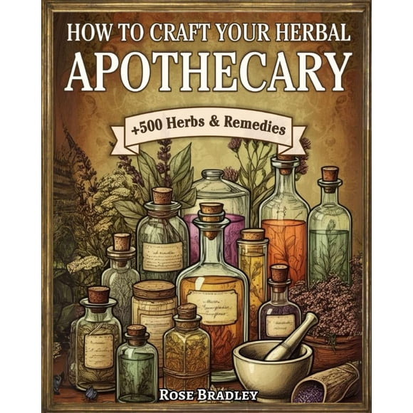 How to Craft Your Herbal Apothecary: 500+ Herbs and Natural Remedies for Everyday Health | Your A-Z Guide to Make DIY Healing Tinctures, Teas, Decoctions, Syrups, Essential Oils, and More