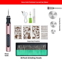 Xusx111 - Pluma De Grabado Profesional, Adecuada Para Metal, Madera, Vidrio Y Plástico, Pluma De Grabado Hecha Para Bricolajería Y Regalos, Conjunto De Pluma De Grabado (Rosa)