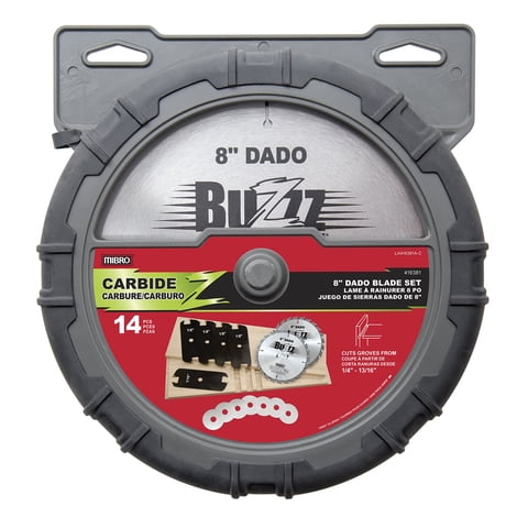 Juego De Hojas De Sierra Mibro 8 Pulgadas De Carburo, 14 Piezas