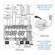 thumbnail image 5 of Time Clock Machine Lathem 1600E con sello para documentos, color gris, 5 of 6