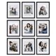 thumbnail image 1 of Marco de fotos Sheffield Home 9 piezas 28 × 36 cm negro mate, 1 of 6
