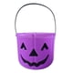 thumbnail image 2 of Cubo Porta Caramelos Ligero Para Fiestas De Halloween, Cubo Para Pedir Dulces, Morado, 2 of 5
