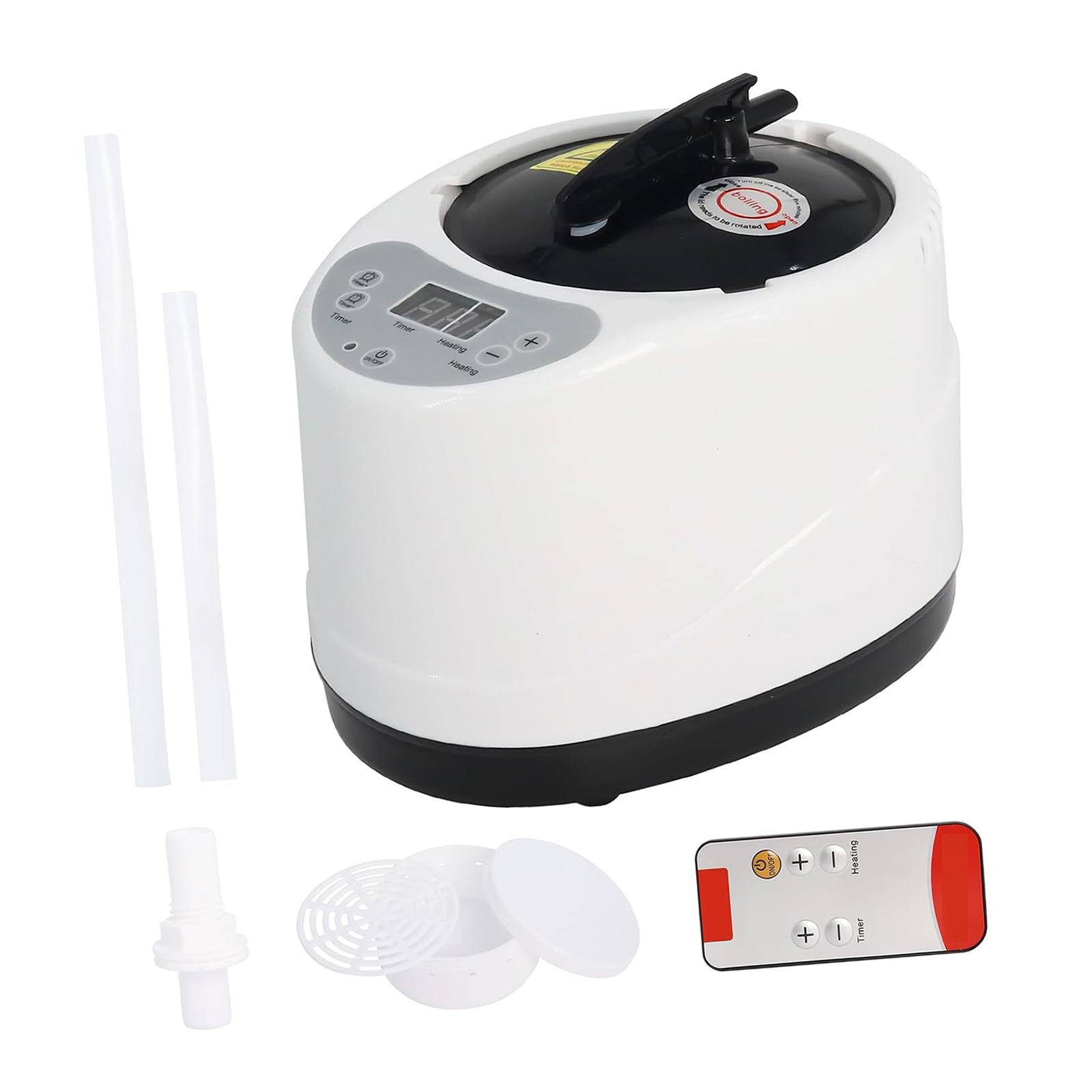 Ioensy - Máquina De Vapor Para Sauna De 3 L Con Tapa A Prueba De Fugas, Ideal Para Ducha, Spa Y Hogar.
