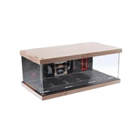 Magideal - 1:64 Estuche De Exposición Para Estacionamiento, Contenedor De Protección, Modelo De Cajas De Almacenamiento Para Coche, Caja De Almacenamiento Para G Cubierta Única
