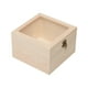 thumbnail image 2 of Caja De Almacenamiento De Madera, Manualidad Para Regalo Artesanal, Caja De Recuerdo Para Regalo De Dama De Honor, Decoración, Tapa De Cristal, 18x18x12cm, 2 of 5