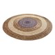 thumbnail image 1 of Alfombra Redonda Mandala Artesanal Textura Rústica ALJ, 1 of 3