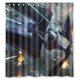 thumbnail image 1 of Cortina de ducha de Star Wars, juego de cortinas de baño con ganchos, tamaño 66 x 72 pulgadas, 1 of 3