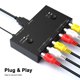thumbnail image 2 of Convertidor AV a HDMI Arector de 2 puertos 1080P/720P con control remoto, 2 of 6