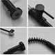 thumbnail image 3 of Grifo Llave Alta Monomando Cocina Rociador Flexible Negro, 3 of 3