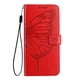 thumbnail image 1 of Funda cartera mariposa para Samsung Galaxy A36 5G con soporte y ranuras para tarjetas Rojo, 1 of 5