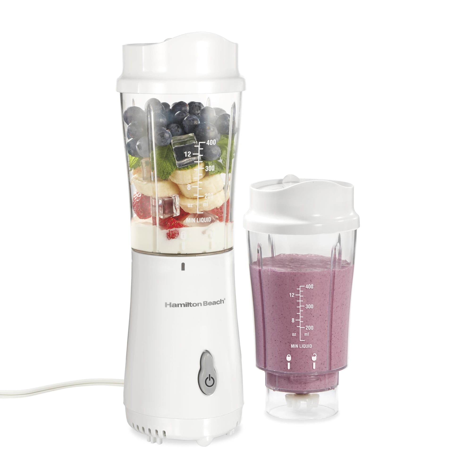 Licuadora Portátil Hamilton Beach 51102v, 400 Ml, 2 Velocidades, Blanca