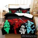 thumbnail image 1 of Anime Tengen Toppa Gurren Lagann Bedding Set Duvet Cover Bed Set Quilt Cover Pillowcase Comforter Boys Adult, 1 of 5