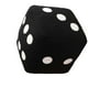 thumbnail image 1 of Dados de peluche grandes, dados de puntos, habilidades matemáticas tempranas, dados de juego de 10 pulgadas, juguetes de aprendizaje temprano, aprendizaje STEM para niños y niñas, Negro, 1 of 5