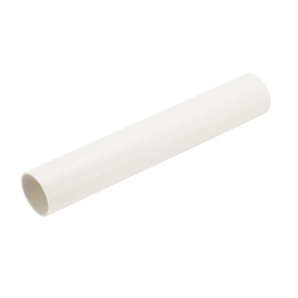 Uxcell 2" Pulgadas Conducto de Ventilación Redondo, 12" Pulgadas Tubo de Plástico de Reemplazo para Suministro de Calefacción, Refrigeración, Sistema de Ventilación AC