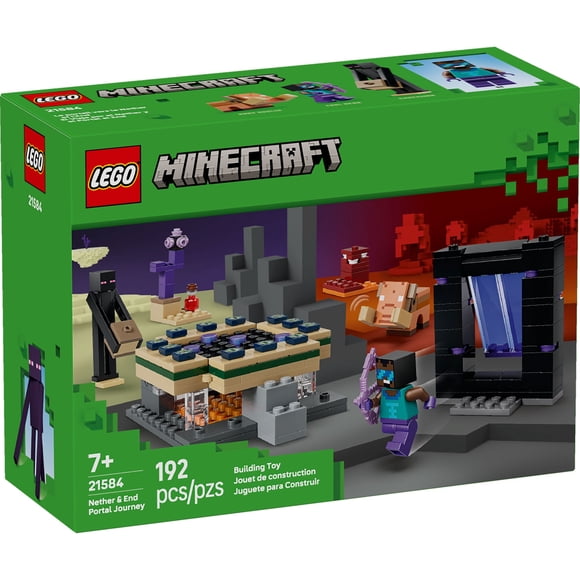 Lego El Viaje Por El Nether Y El Portal Al End