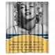 thumbnail image 1 of Cortina de ducha de Marilyn Monroe, juego de cortina de baño con ganchos, tamaño 60 x 72 pulgadas, 1 of 3