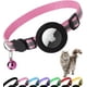 thumbnail image 1 of Collar para gatos Dgerp Airtag Breakaway Reflective con campana rosa, 1 of 3