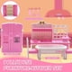 thumbnail image 4 of Juego de muebles para casa de muñecas SwankyStyle 36 piezas escala 1:12 rosa, 4 of 6