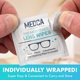 thumbnail image 4 of Toallitas Limpiadoras de Lentes MEDca, 105 Unidades, Prehumedecidas, Sobres Individuales, Sin Amoníaco, para Anteojos y Pantallas, 4 of 9