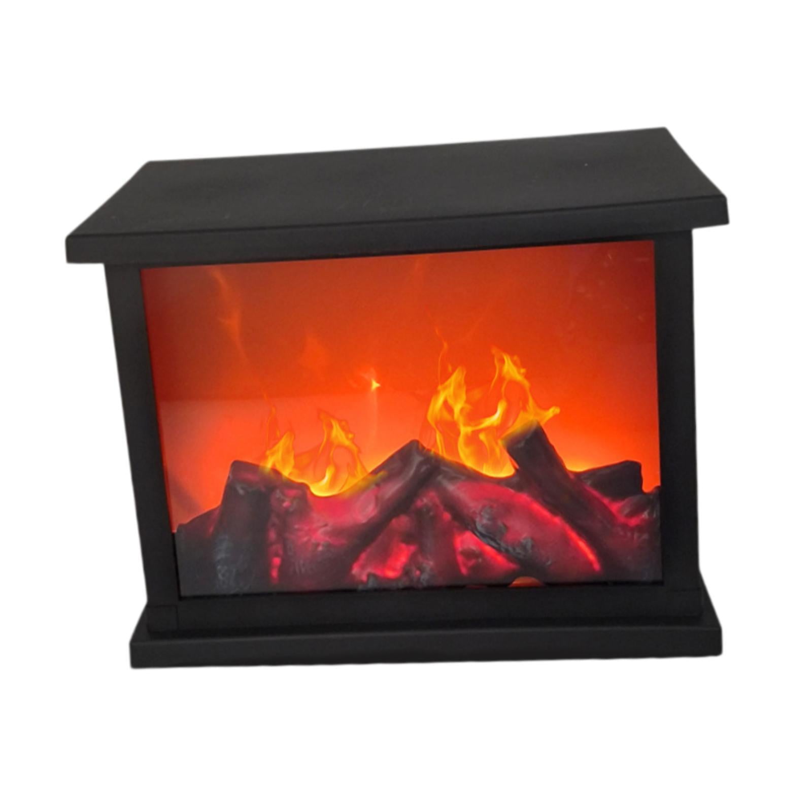 Ioensy - Luz Led Para Chimenea, Decoración De Mesa Para Sala De Estar, Fiestas En El Patio, Interior Y Exterior