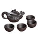 thumbnail image 1 of Juego De Té De Kung Fu Portátil Resistente Al Calor Para El Hogar Para El Salón De Té Del Hotel Al Aire Libre Negro, 1 of 5