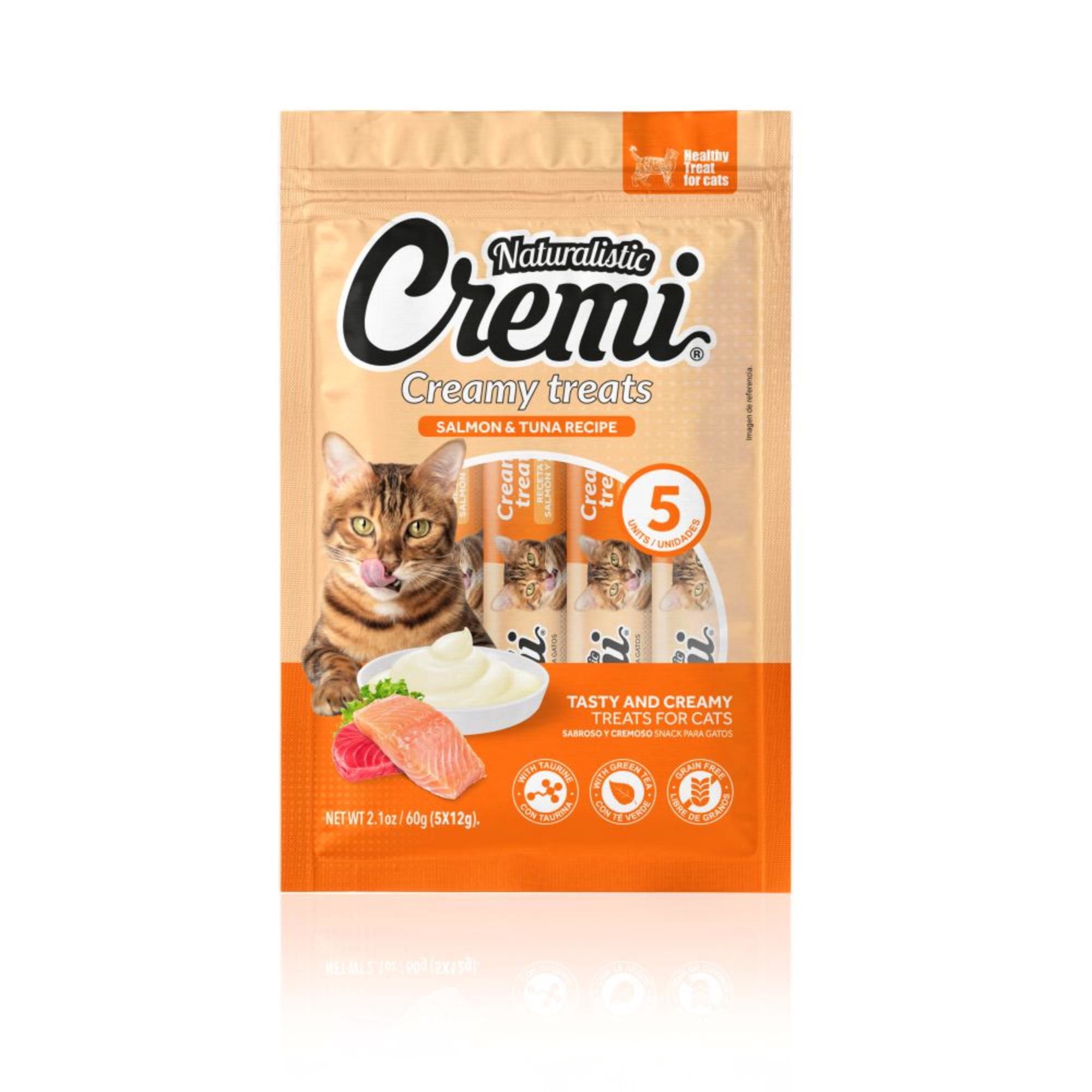 Snack Gato Líquido Salmón Atún Bolsa g g Naturalistic