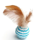 thumbnail image 1 of Pelota De Juguete Para Gato Cuerda De Plumas, 1 of 1