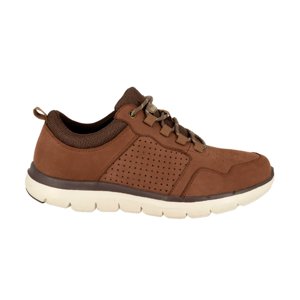 Zapato De Cuero Casual Munia Café London Adixt