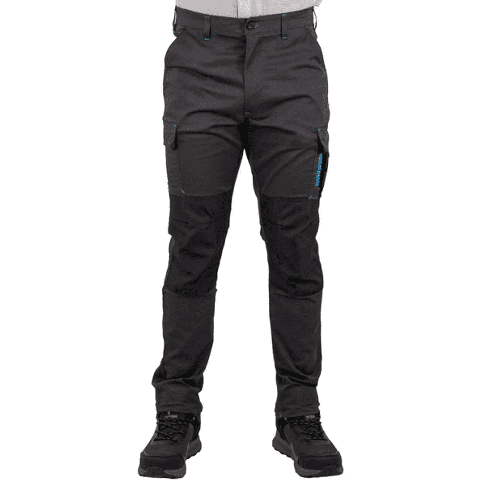Harwork Hw - Pantalón Cargo Dakota Spándex Gris Oscuro