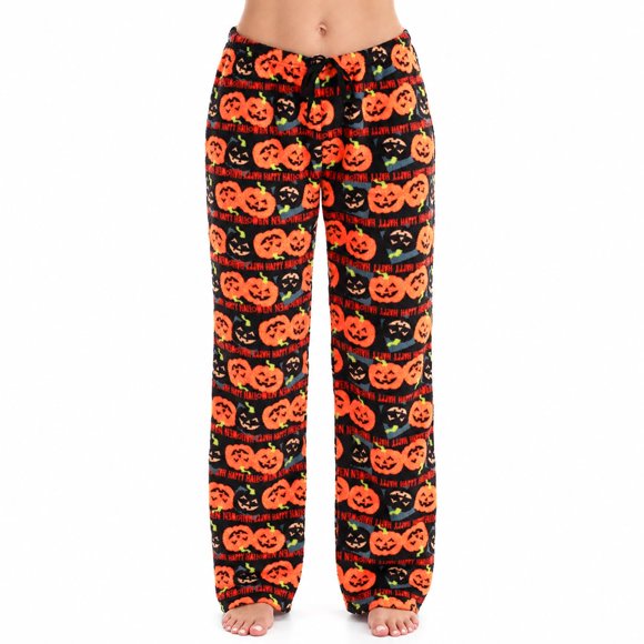 Pantalones de pijama Just Love Halloween Calabaza Talla L