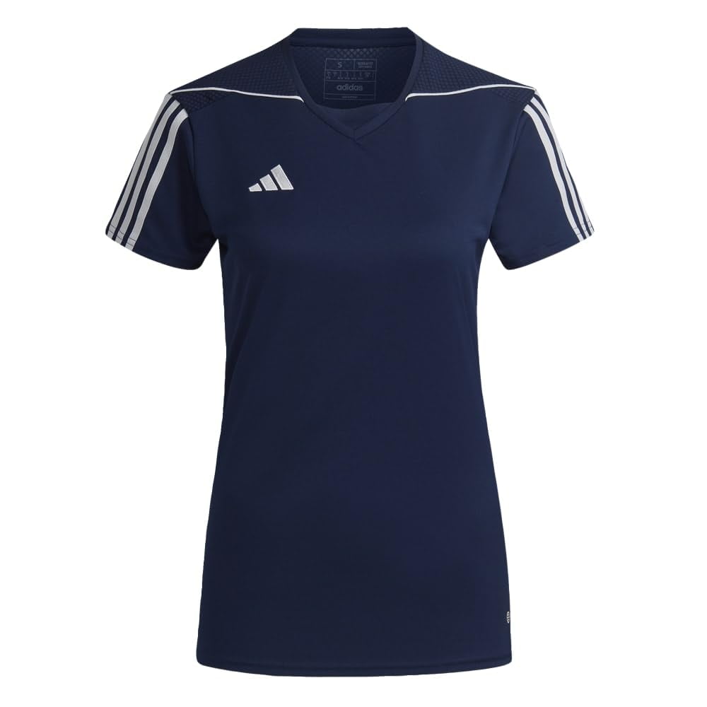 Jersey Adidas Tiro 23 Para Mujer, Talla Grande, Azul Marino/blanco