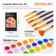 thumbnail image 3 of Set de acuarelas Shuttle Art 36 colores + pinceles y bloc, 3 of 8