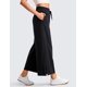 thumbnail image 5 of Pantalones cortos CRZ YOGA, ligeros, de pierna ancha, para mujer, color negro, 5 of 6