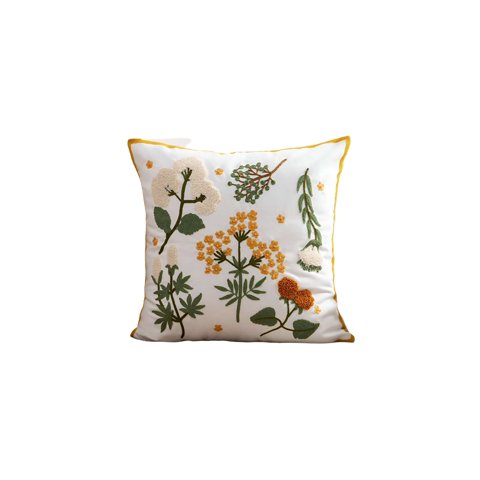 Genérico - Set De 6 Fundas Bordadas 45X45 C62