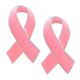 thumbnail image 3 of 2 Piezas Pink Esmalte Cáncer De Pecho Concientización Cinta Cinta Broches Pines, 3 of 5