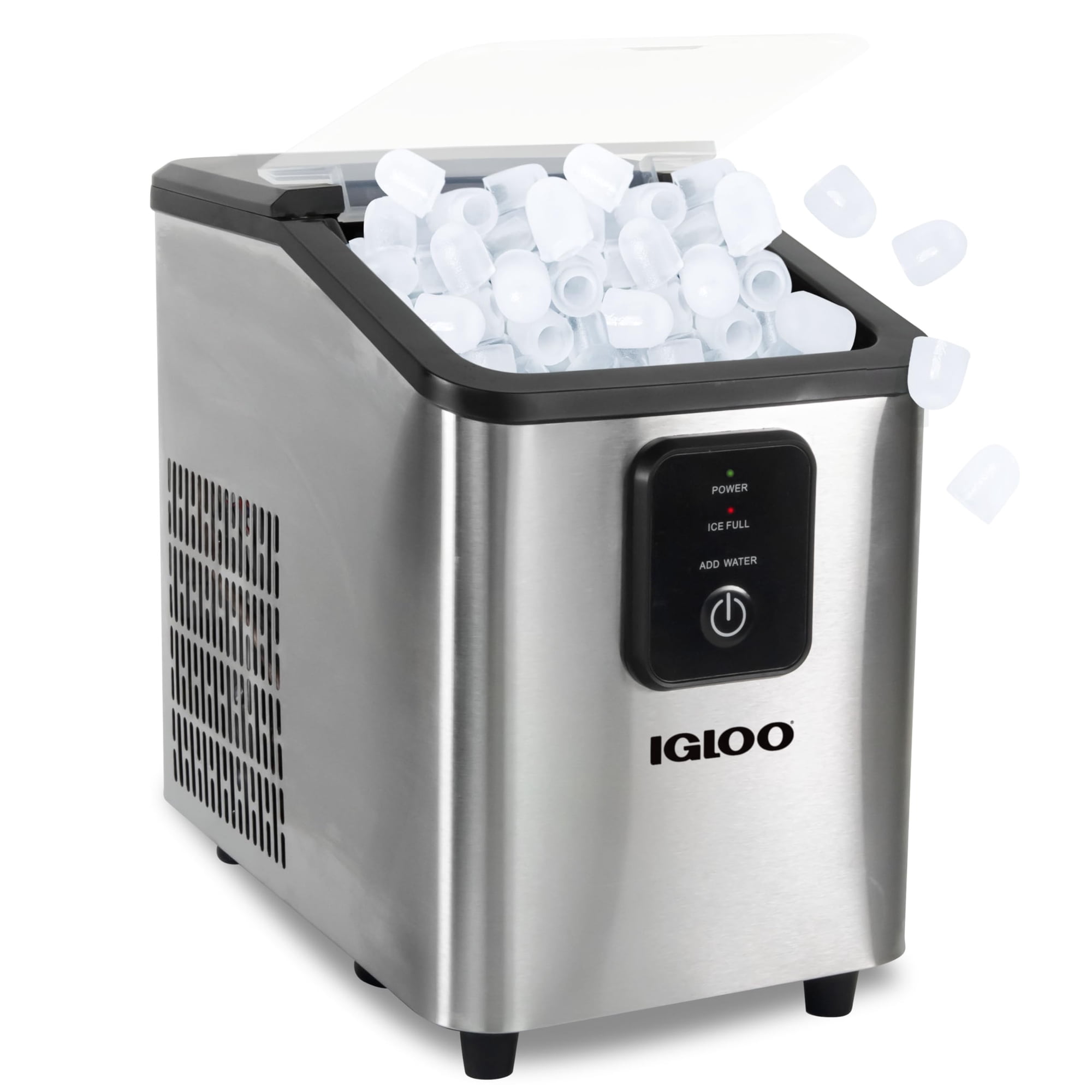 Fabricador De Hielo Igloo Autolimpiante Portátil 11,8 Kg/día