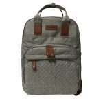 Pumucki - Bolso Mochila Maternal Multifuncional Color Gris