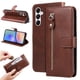 thumbnail image 1 of Funda con Cremallera para Samsung Galaxy A05s, Carcasa Cartera de Cuero PU con Soporte y Tarjetero, 1 of 6