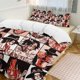 thumbnail image 1 of PortgasD Ace Bed Duvet Cover Funny Anime Cartoon Bedding Sets Lightweight 3 Piece Comforter Sets, 1 of 5