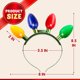 thumbnail image 5 of Diadema navideña JOYIN con bombilla LED parpadeante, 6 unidades, 5 of 8